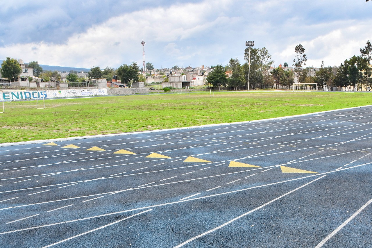 Anuncia Coordinación de Deporte cierre temporal del campo deportivo en Huamantla por mantenimiento